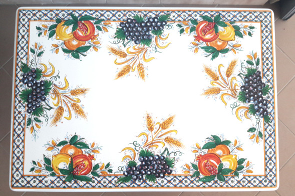 tavolo-rettangolare-uva-e-melograni