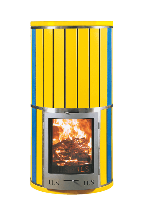 stufa-double-blu-giallo-mod-r360