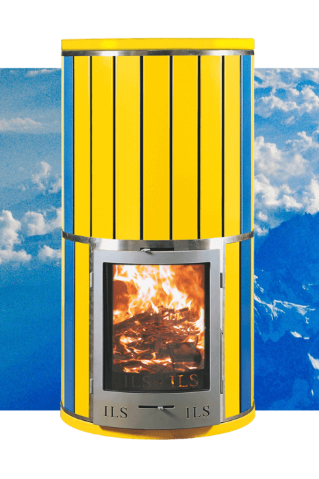 stufa-double-blu-giallo-mod-r360